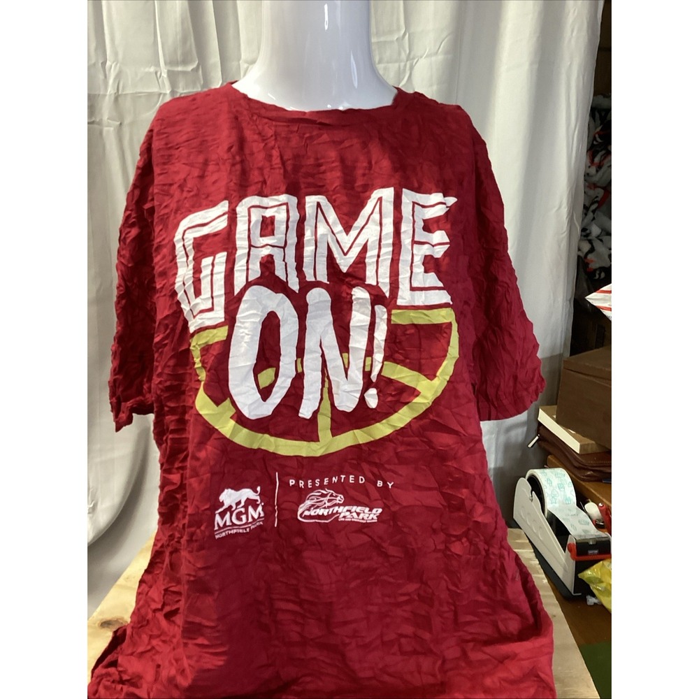 game on gildan size xl t-shirt new red color